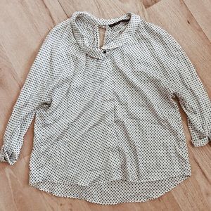 Zara Button Down Blouse